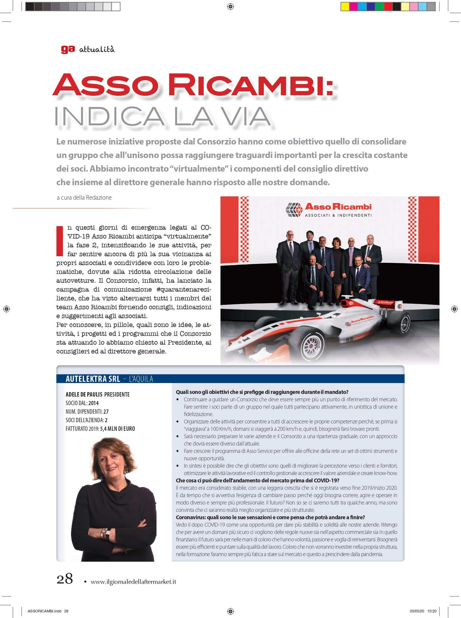 Giornale dell'Aftermarket - Maggio 2020