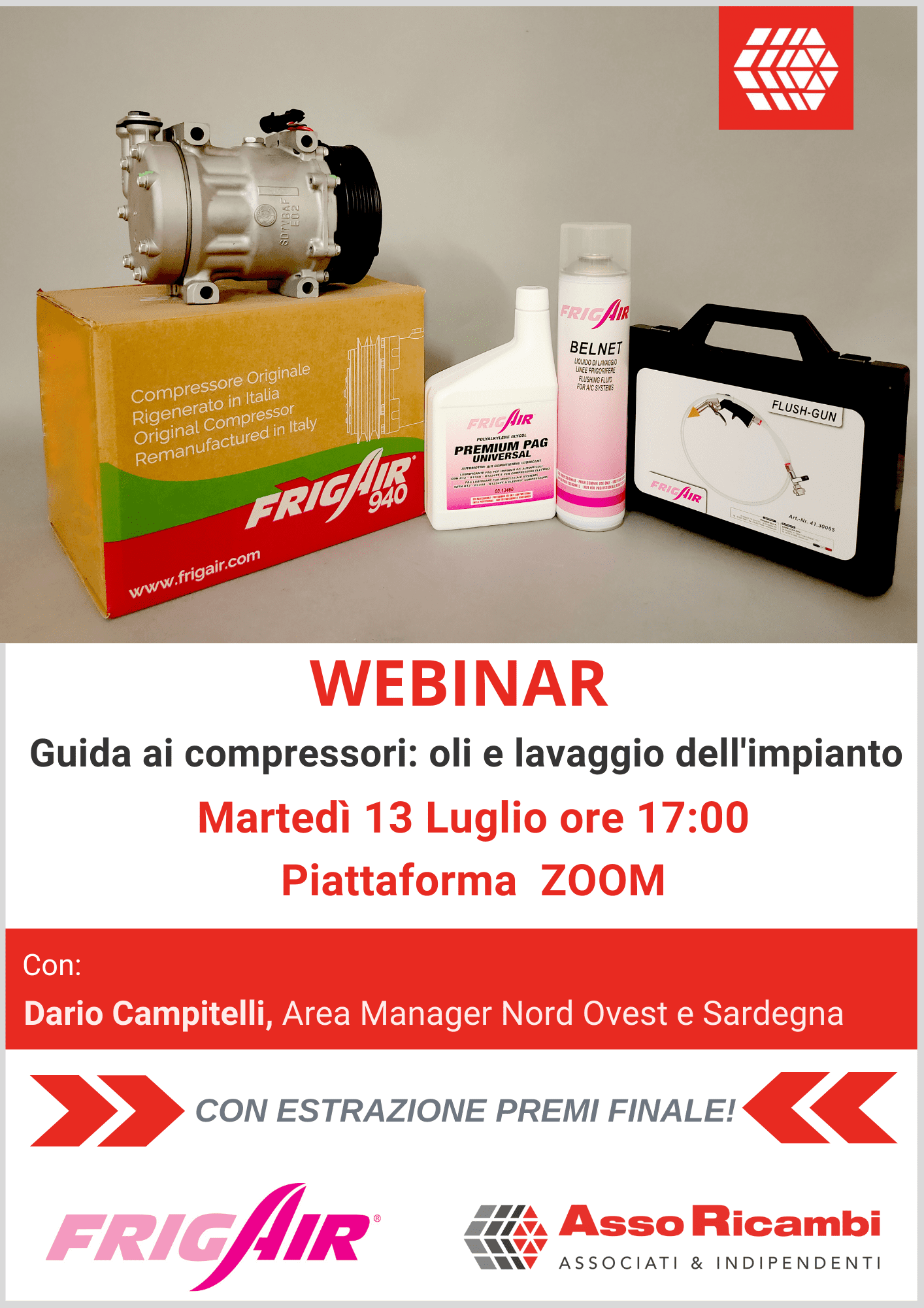 Webinar FRIG AIR Guida ai compressori- oli e lavaggio dell'impianto