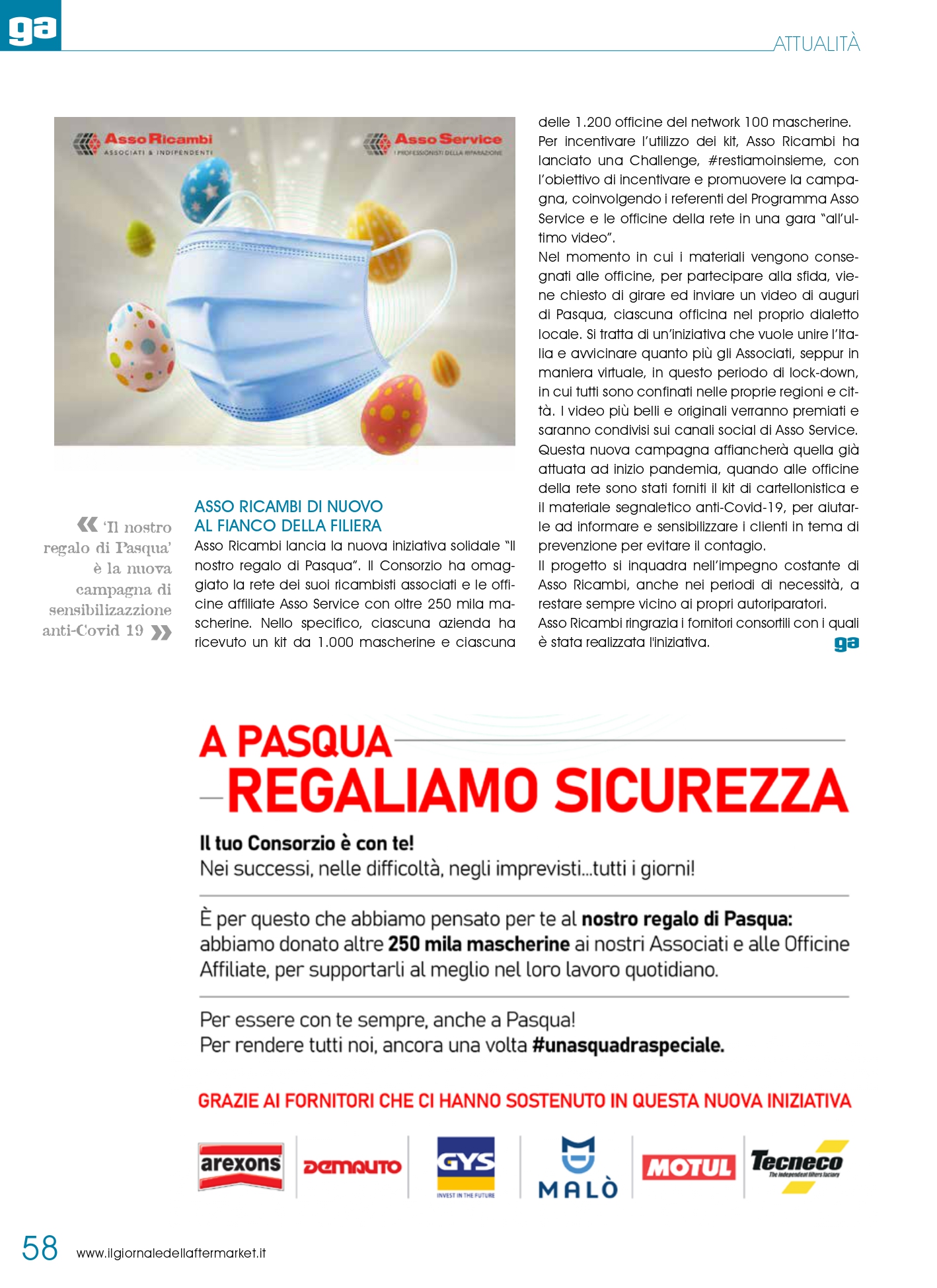 Giornale dell'Aftermarket- Aprile 2021